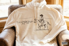 Ranch Cattle Drive PNG, Western PNG, Trendy PNG, Vintage Product Image 5