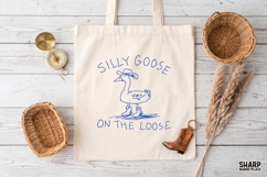 Silly Goose On The Loose PNG Designs, Western Cowboy Bird, Product Image 3
