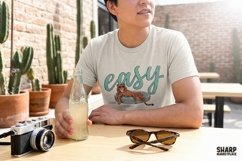 Easy Tiger Poolside Big Cat Art, Summer Tiger Tigers PNG Product Image 2