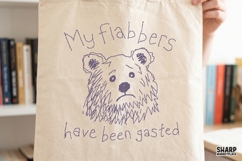 My Flabbers Have Been Gasted PNG, Funny Bear Sublimation, Product Image 4