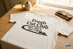 Fresh Cut Club Shirt PNG, Funny PNG, Trendy PNG Design With Product Image 2