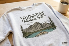 Yellowstone National Park, Summer PNG, Trendy PNG, Shirt Product Image 4