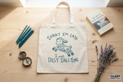 Sorry I'm Late I Was Dilly Dallying PNG, Funny PNG Sheep Product Image 3