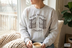 Make Heaven Crowded PNG, Christian Shirt Design, Religious Product Image 3