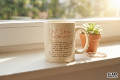 Shit Show Supervisor Definition PNG, Funny Sarcastic Product Image 5