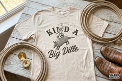 Kind A Big Dillo PNG, Funny Western Armadillo Rodeo Shirt, Product Image 3