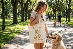 Hold On I Smell Treats, Funny Dog Scooter Design, Trendy Product Image 3