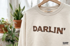 Darlin' Western PNG, Trendy Shirt PNG, Funny Cowgirl Product Image 5
