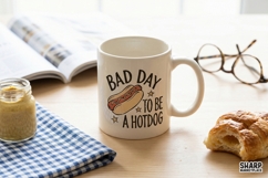 Bad Day To Be A Hotdog PNG, Funny Food Shirt, Sarcastic Product Image 2
