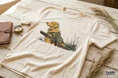 Golden Retriever Duck Blind, Western PNG, Trendy PNG, Shirt Product Image 3