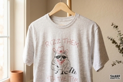 Rizz Them With The Tism Raccoon PNG, Autism Humor Design, Product Image 4