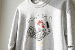 Don't Be A Rooster PNG Designs, Trendy Chicken Shirt PNG, Product Image 2
