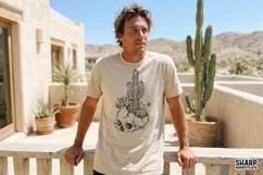 Desert Skull Cactus, Western PNG, Trendy PNG, Shirt PNG, Product Image 3