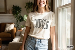 Lucky PNG Design, Hand Drawn Shirt Graphic, St Patrick’s Product Image 3
