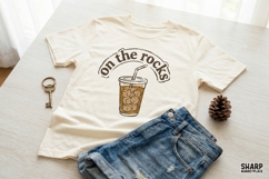 On The Rocks Summer PNG, Tumbler PNG, Shirt PNG, Funny Iced Product Image 4