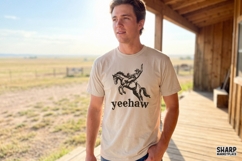 Yeehaw Bucking Bronco Rodeo Rider Art, PNG Designs With Product Image 4