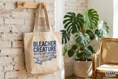 Bleacher Creature With Opinions PNG, Sports Fan Digital Product Image 3