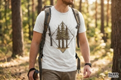 Pine Tree Forest PNG, Nature Clipart, Evergreen Art, Product Image 3