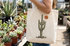 Cactus Desert Scene PNG, Western PNG, Trendy PNG, Desert Product Image 3
