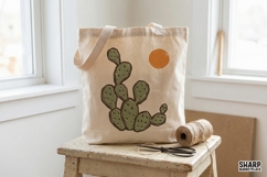 Cactus Desert Sun Graphic, Summer PNG Design, Western Shirt Product Image 3