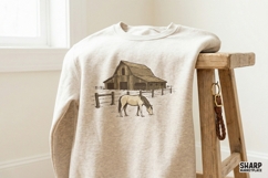 Western Horse Barn PNG, Shirt PNG, Sublimation PNG Rustic Product Image 3