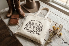 Ride Together Cowgirl Crew PNG, Western Girl Group Shirt Product Image 3
