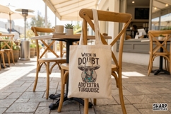 When In Doubt Add Extra Turquoise, Western Png Funny Product Image 3