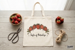 Taste Of Paradise PNG, Summer PNG, Trendy PNG, Strawberry Product Image 2
