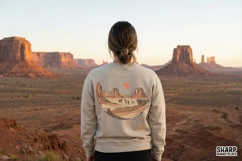 Desert Horses PNG, Wild West Landscape PNG, Boho Desert Product Image 4