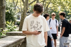 Let's Get This Bread Funny Pigeon Graphic, Trendy Shirt Product Image 3