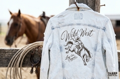 Wild West Long Live Cowgirls Bronc Rider, Western PNG, Product Image 4