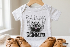 Raising Feral Raccoon Punk Graphic, Trendy Shirt Product Image 3
