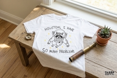Houston I Have So Many Problems Astronaut Raccoon, Trendy Product Image 5