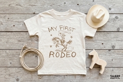 My First Rodeo, Western PNG For Cowgirl Shirts, Trendy PNG Product Image 3