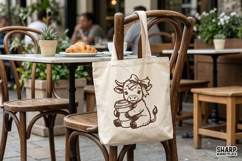 Cute Highland Cow Coffee PNG, Baby Cow Digital Download, Product Image 4