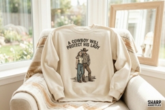 A Cowboy Will Protect His Lady, Western PNG, Cowboy PNG, Product Image 2