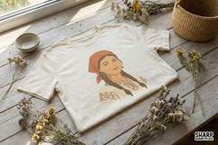 Ukrainian Woman PNG, Folk Art Printable, Ethnic Embroidery Product Image 2