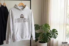 I Saw That PNG, Funny Jesus Shirt Design, Christian Humor Product Image 3