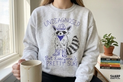 Undiagnosed But Everyone's Pretty Sure Raccoon PNG, Funny Product Image 2