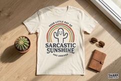 Your Little Ray Of Sarcastic Sunshine PNG, Funny Cactus Product Image 3