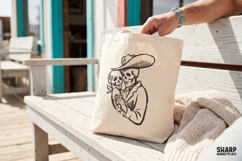 Vintage Cowboy Skeleton Embrace, Halloween PNG Western Product Image 2