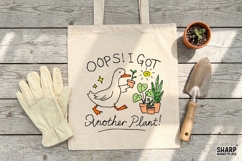 Oops! I Got Another Plant! PNG, Funny Goose Gardener Art, Product Image 3