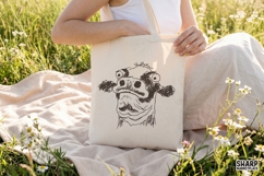 Wild Eyed Scruffy Dog Sketch PNG, Trendy PNG, Shirt PNG, Product Image 2