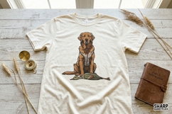 Duck Dog Retriever Portrait, Western PNG, Trendy PNG, Shirt Product Image 2