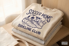 Soccer Moms Sideline Club Soccer PNG Game Day PNG Shirt, Product Image 5