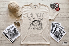 Unhinged And Feral Raccoon PNG, Funny Sarcastic Trash Panda Product Image 3