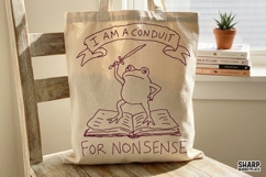 I Am A Conduit For Nonsense, PNG Designs, Trendy Frog Product Image 2