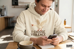 I Choose Violence PNG, Funny Goose Digital Download, Humor Product Image 2