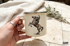Rodeo Cowboy Horse PNG, Western PNG, Trendy PNG, Vintage Product Image 3