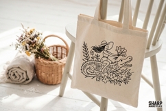 Girl Riding Alligator With Flowers PNG, Whimsical Western Product Image 2
